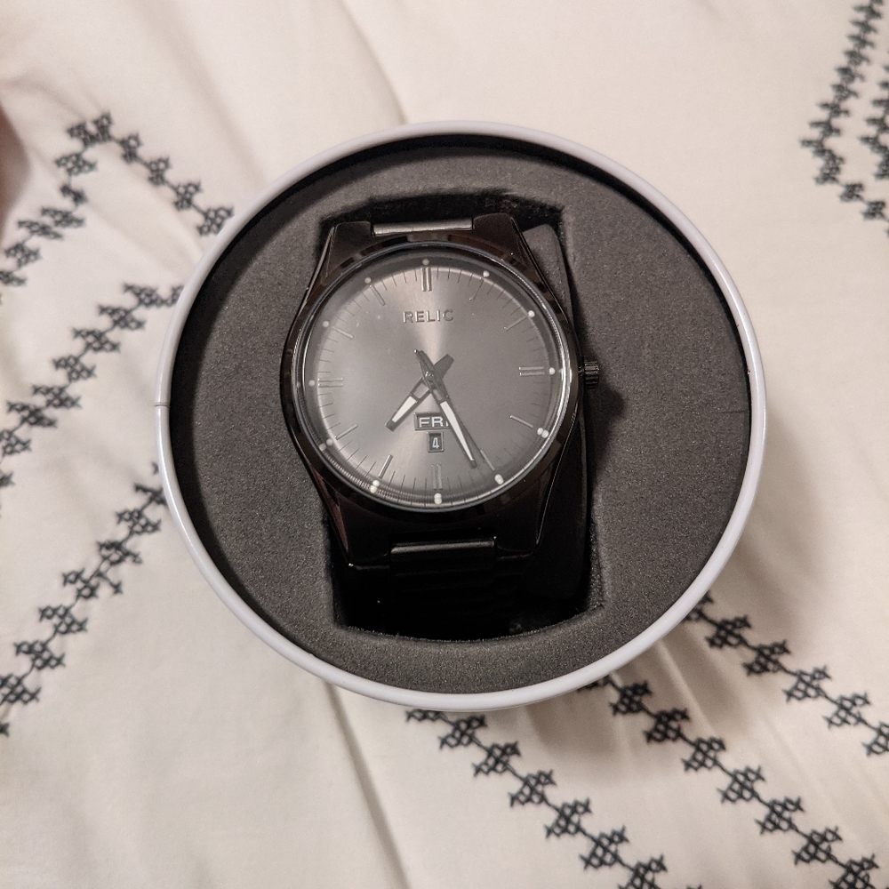 Men's Gunmetal Relic Watch